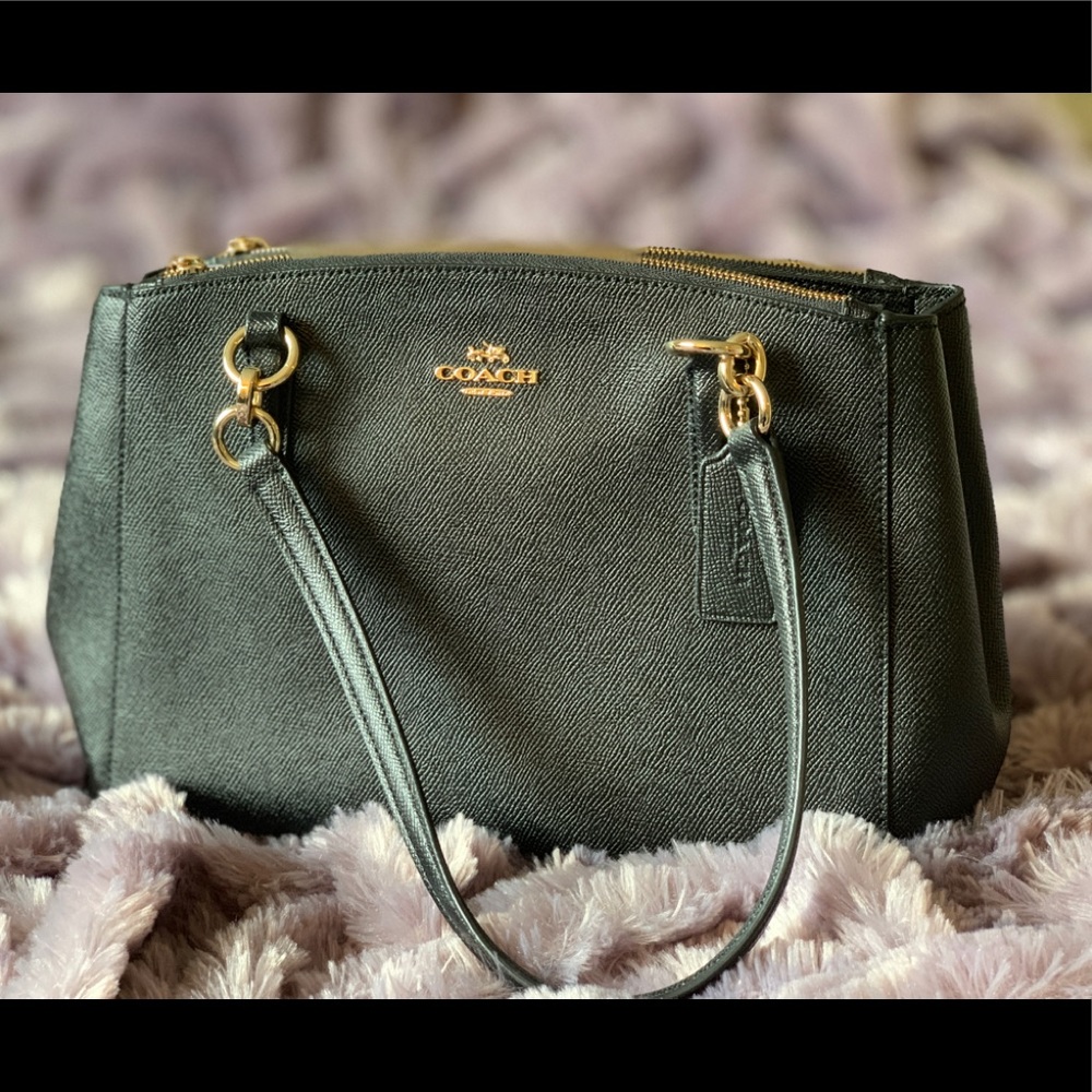 Coach leather handbag